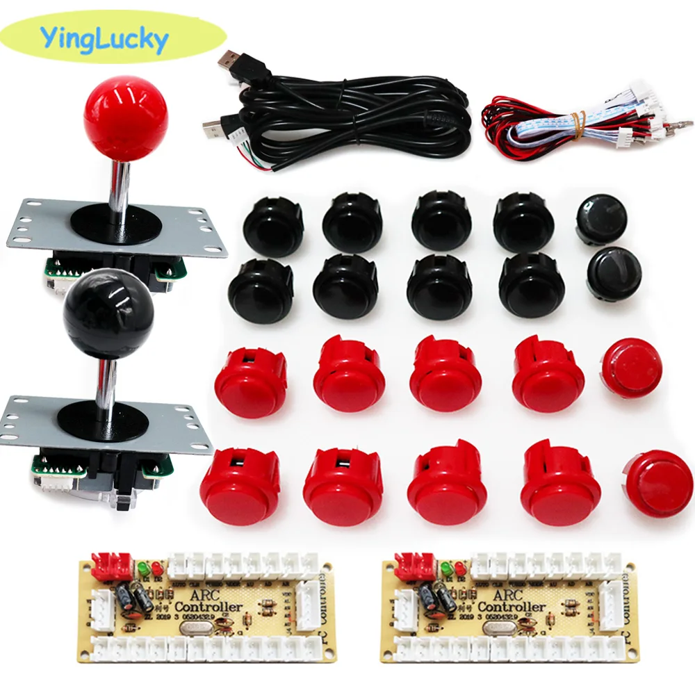 Arcade Button Kit - Arcade 2-Spieler Null Verzögerung Kit Mando