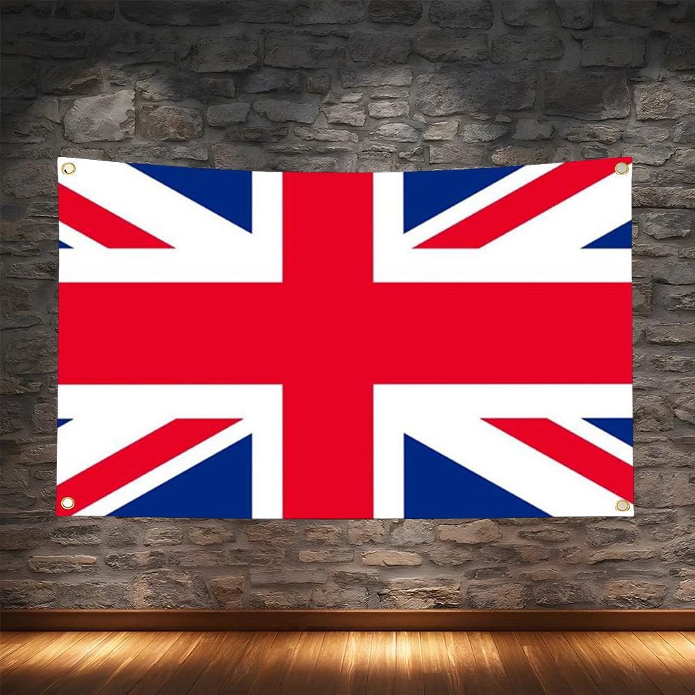 Retro Gaming Banner - 1 Stück Berühmte England-Flaggen Retro Fußball