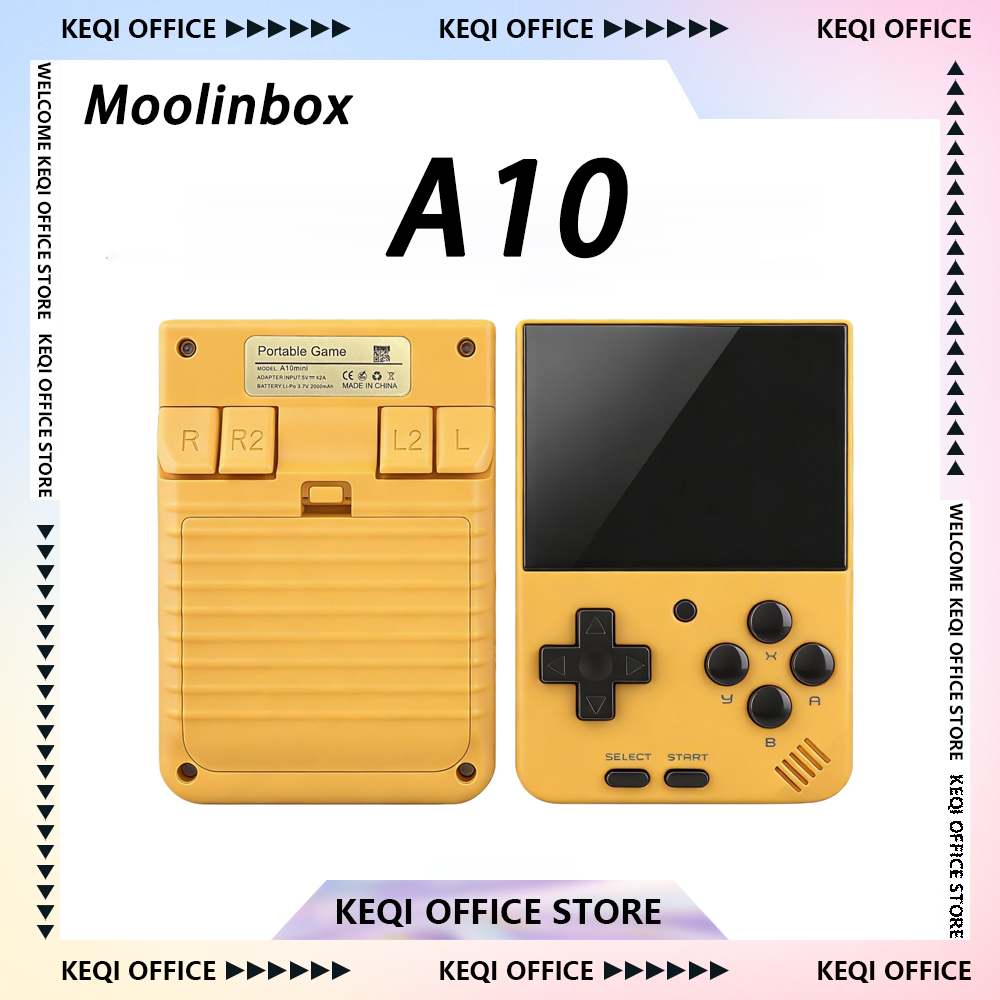 Retro Gaming Handheld Console - Moolinbox A10 Mini Retro Open-Source-Spielkonsole Tragbare