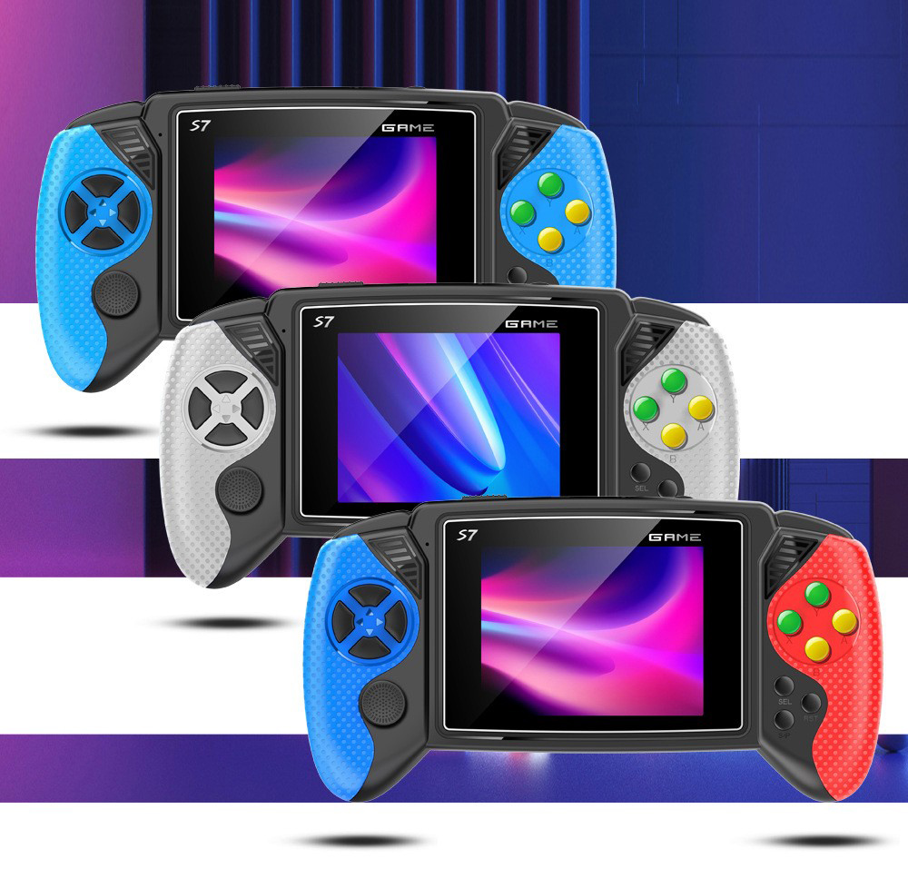 Retro Gaming Handheld Console - S7 Retro Handheld-Spielkonsole 3,5 Zoll LCD-Bildschirm
