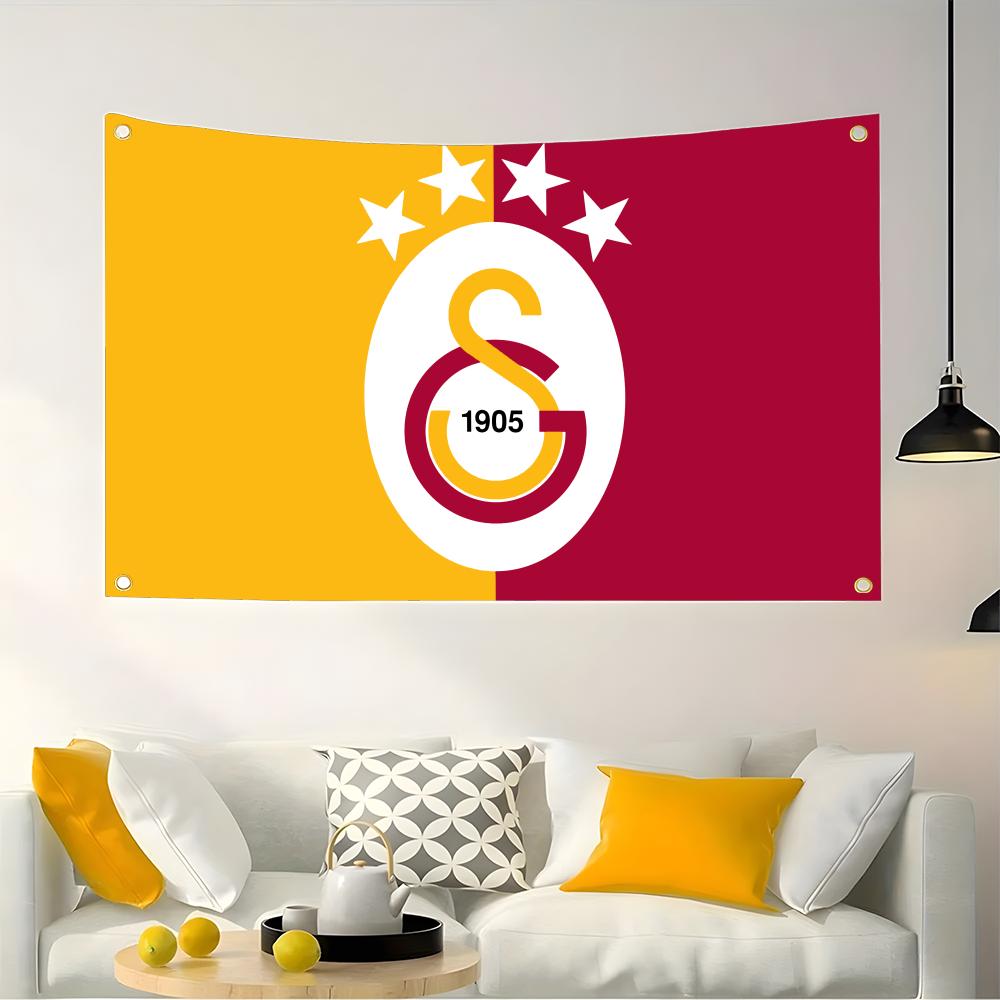 Retro Gaming Banner - Fußball G-Galatasaray Club Flaggen Retro Fußball