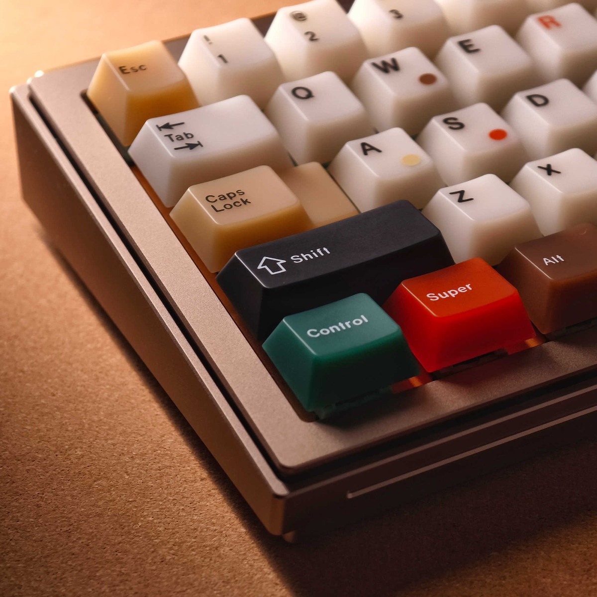 Retro Gaming Keycaps - Retro-Mix-Tastenkappen 135 Tasten PBT-Tastenkappen-Set Vintage-Farben für