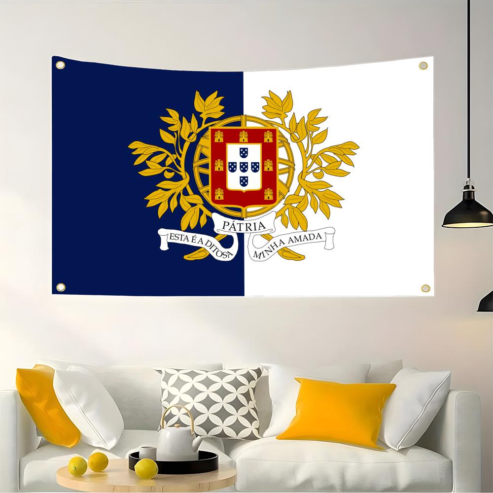 Retro Gaming Banner - 1 Stück Klassische Portugal-Flaggen Retro Fußball