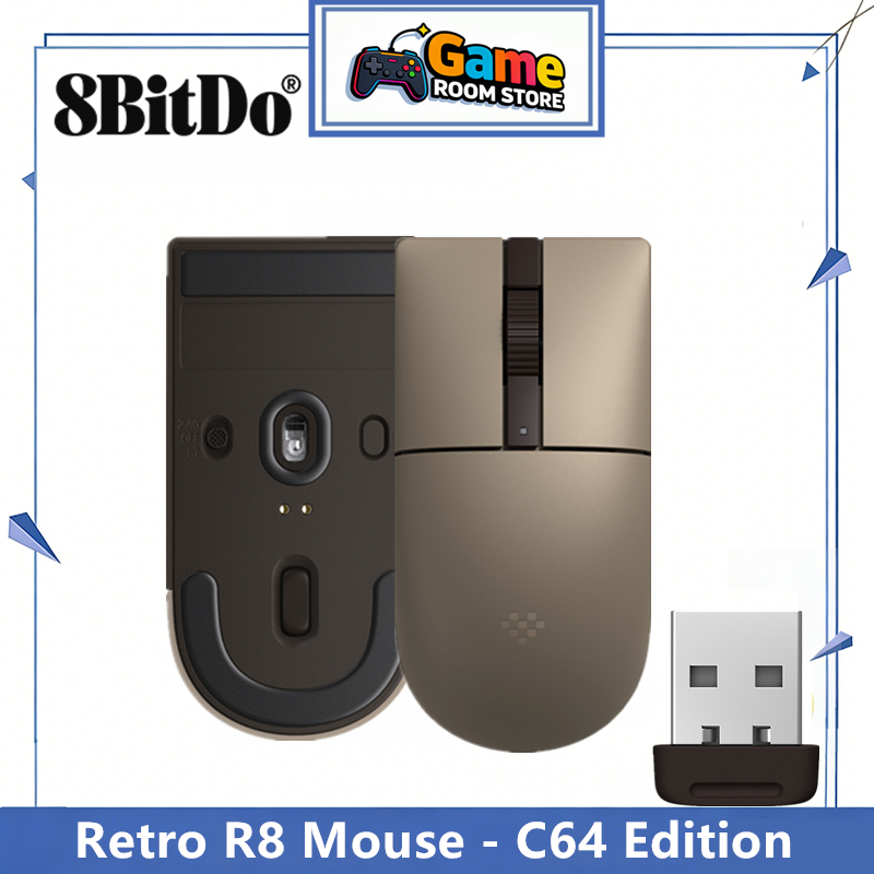 Mouse Gaming Retro - 8BitDo Retro R8 Maus - C64