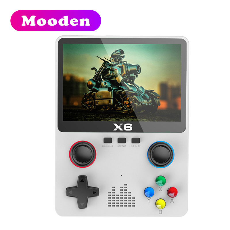 Retro Gaming X6 - L X6 Tragbare Handheld-Spielkonsole 3,5 Zoll