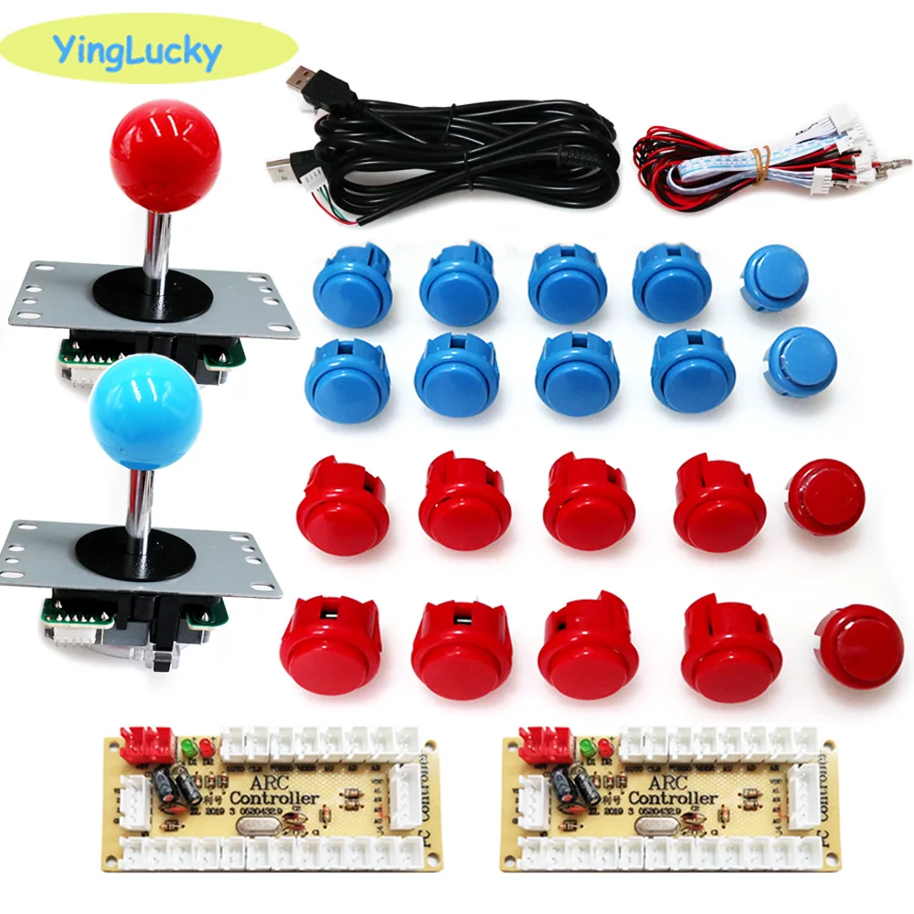 Arcade 2-Spieler Null Verzöger – Arcade Button Kit Bewertung und Preis