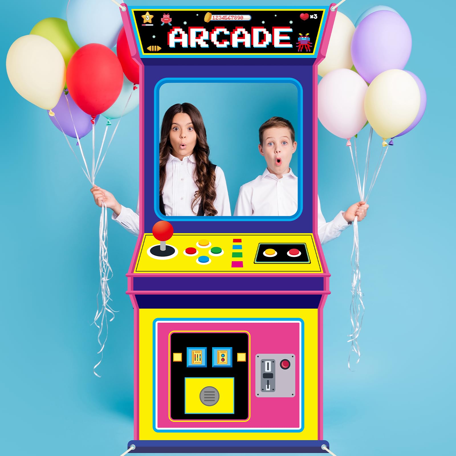 Retro-Videospiel-Stoff-Hinterg – Retro Gaming Banner Bewertung und Preis