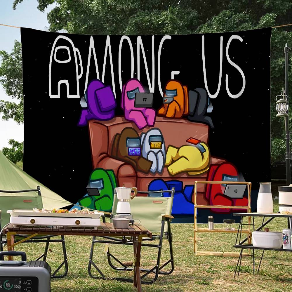 Cartoon-Spiel A-Among-US Retro – Retro Gaming Banner Bewertung und Preis