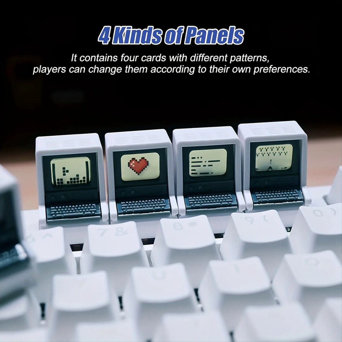 Magnetische Retro-Hintergrundb – Retro Gaming Keycaps Bewertung und Preis