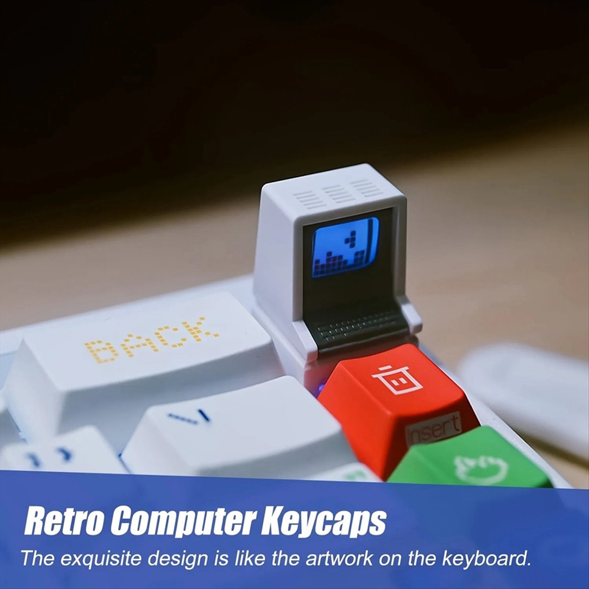 Magnetische Retro-Hintergrundb – Retro Gaming Keycaps Bewertung und Preis
