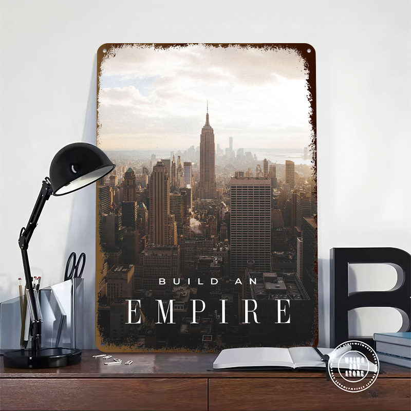 Build An Empire Metallposter,  – Retro Gaming Empire Bewertung und Preis