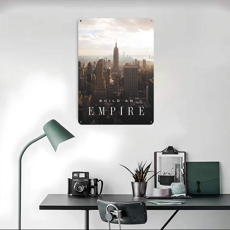 Build An Empire Metallposter,  – Retro Gaming Empire Bewertung und Preis