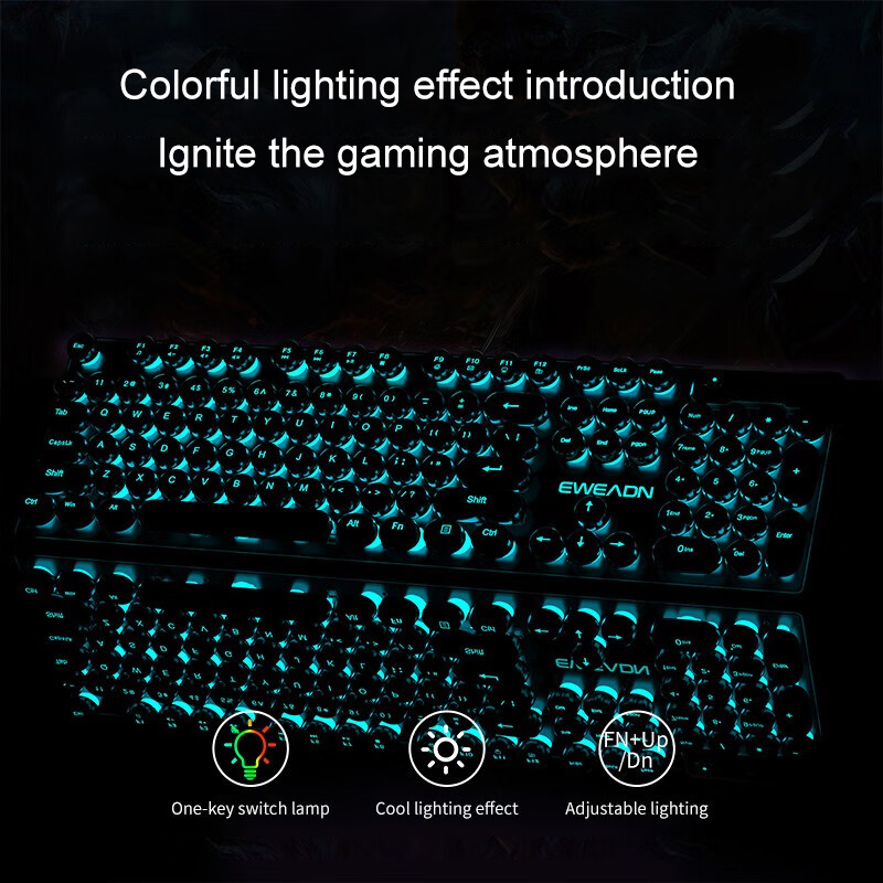 EWEADN Schreibmaschinen-Gaming – Retro Gaming Keycaps Bewertung und Preis