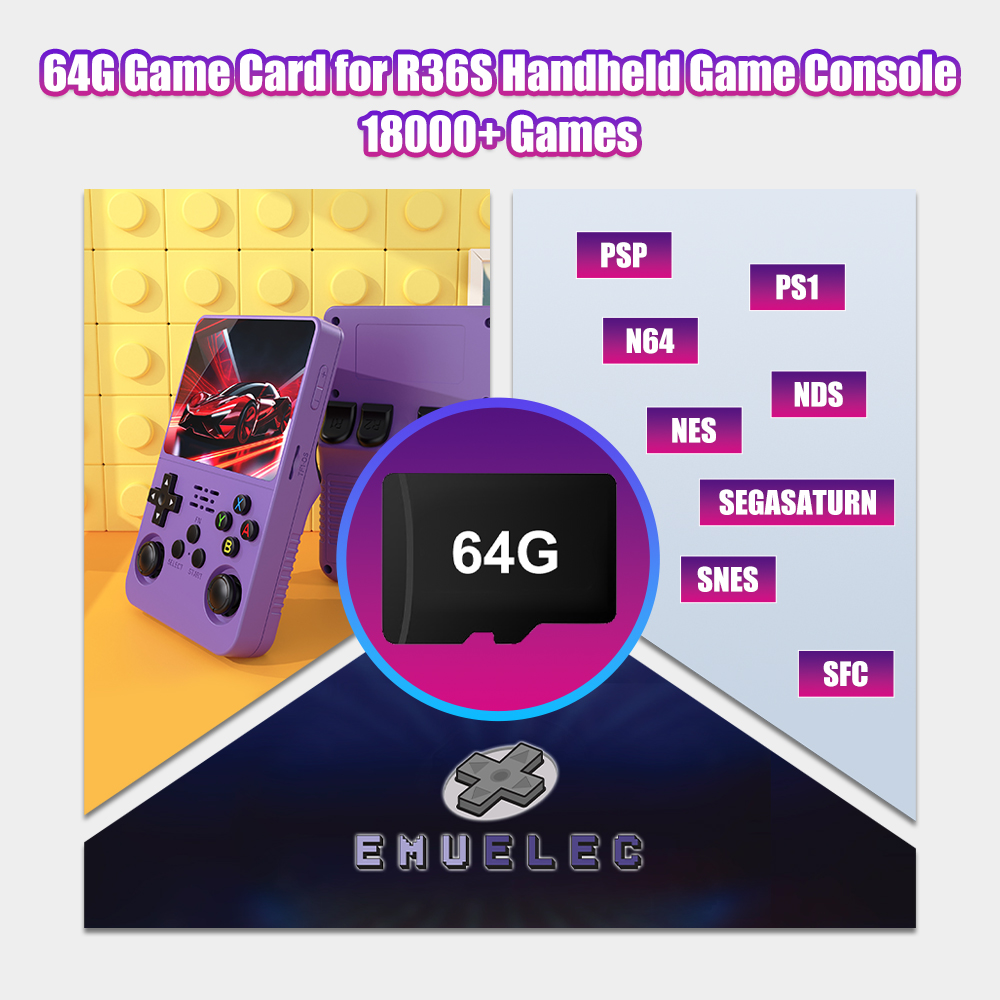 64G Game TF-Karte für R36S Vid – Retro Gaming Handheld Console Bewertung und Preis