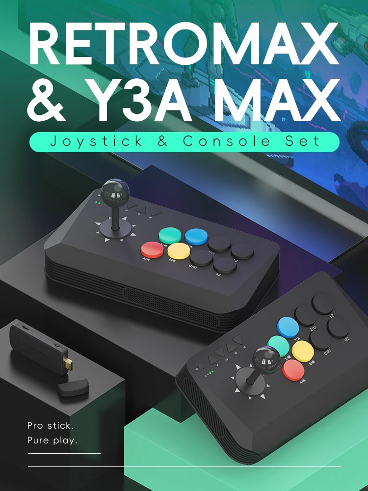 Wireless Y3A Max Arcade Stick  – Retro Gaming Game Stick Bewertung und Preis
