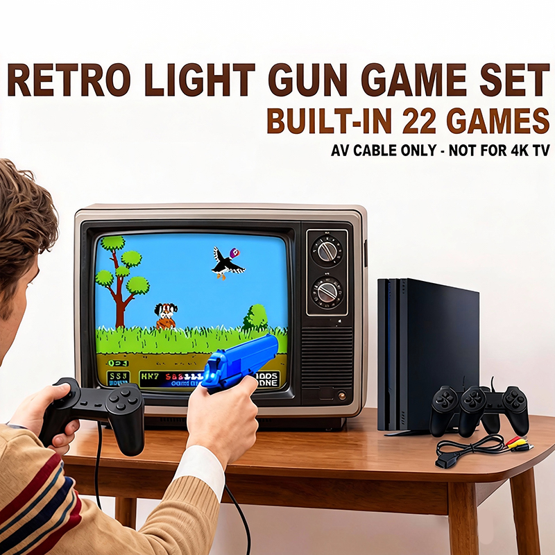 PS 4 Style Spielkonsolen-Set m – Retro Gaming Light Gun Bewertung und Preis