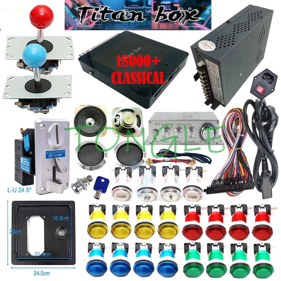 2 Spieler Titan Box 18000+ in  – Arcade Button Kit Bewertung und Preis