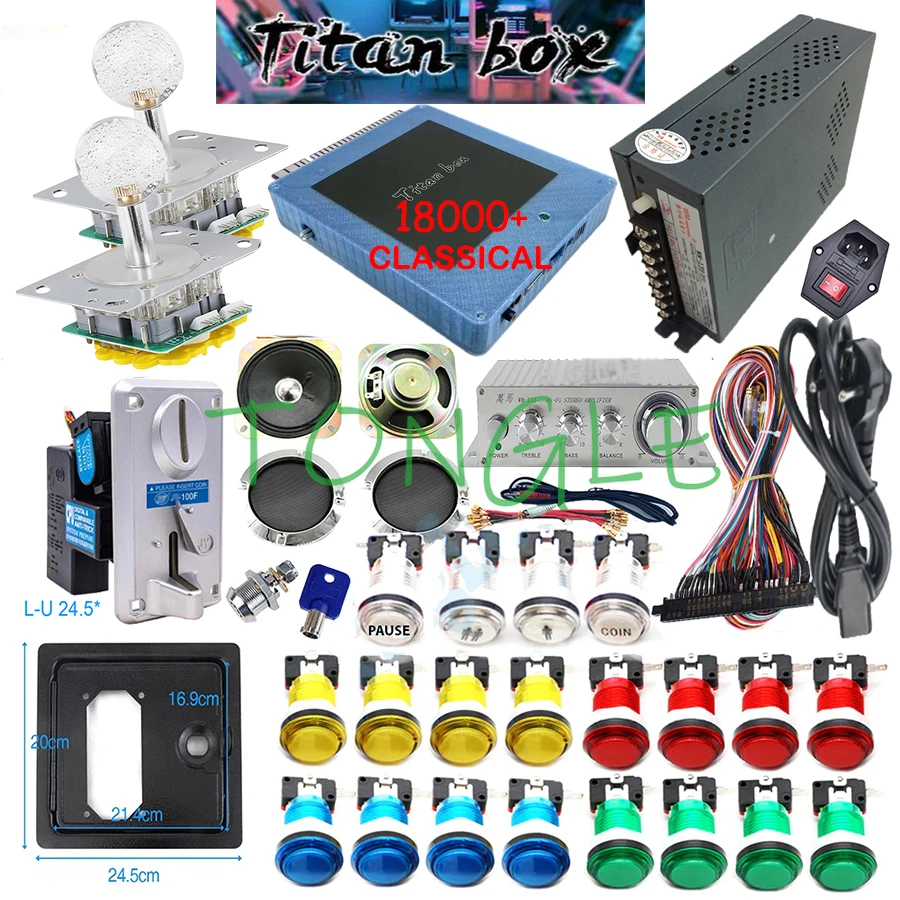 2 Spieler Titan Box 18000+ in  – Arcade Button Kit Bewertung und Preis