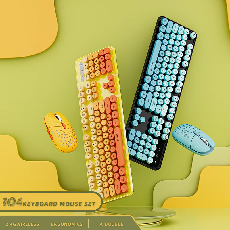 104 Tasten 2,4G Kabellose Gami – Retro Gaming Keycaps Bewertung und Preis